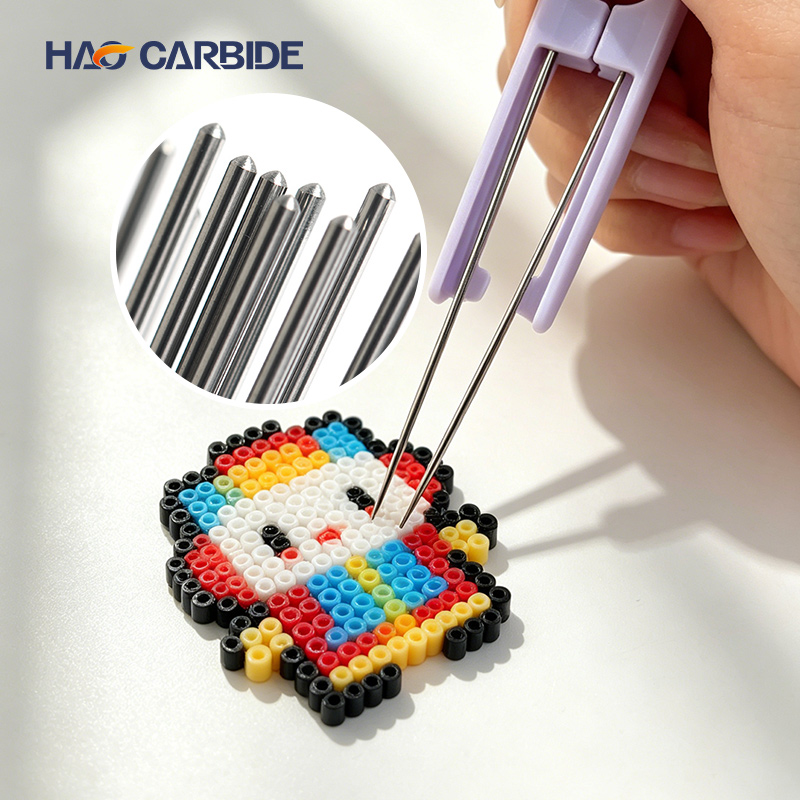 Durable Carbide Micro Round Bars 1.1x150mm for Hama Beads Pegboard Accessories