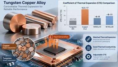 Understanding the Thermal Expansion Behavior of Tungsten-Copper (W-Cu) Alloys